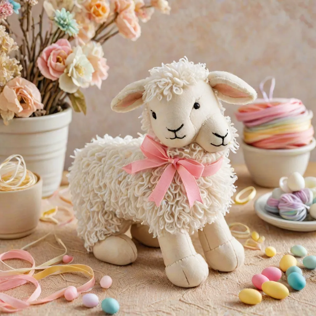 Jak uszyć baranka z materiału? Wielkanocna dekoracja DIY