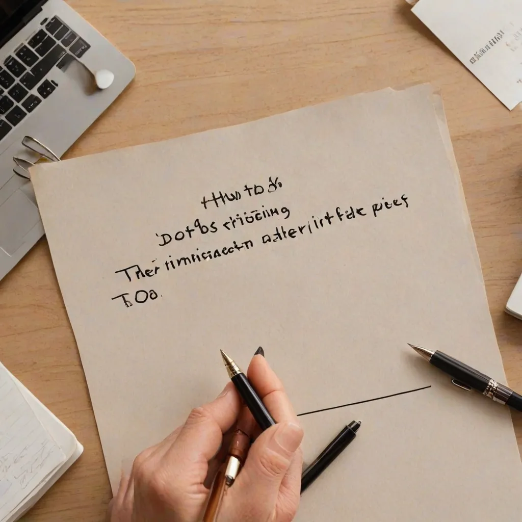 Jak napisać wypowiedzenie umowy o pracę?